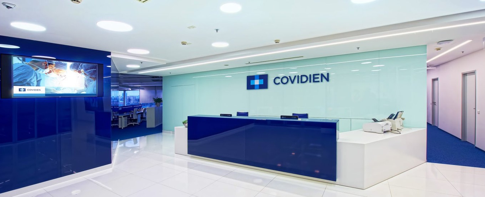 Создание комплекса мультимедиа систем для нового офиса Covidien